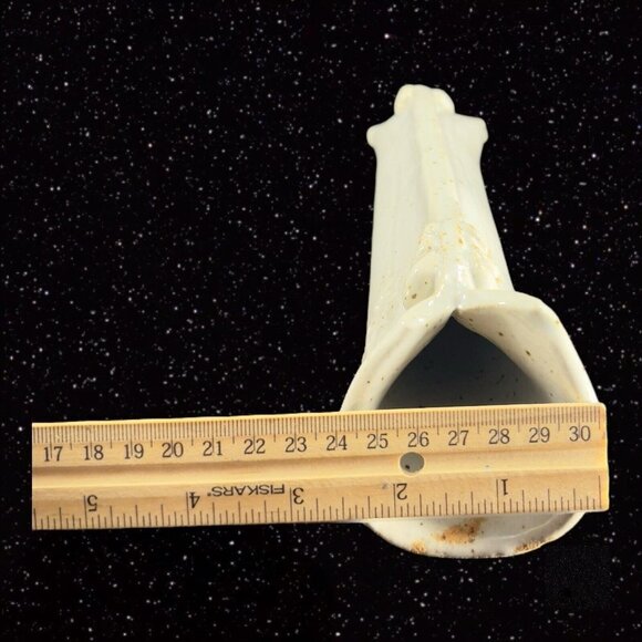 Hand Made Art Pottery Primitive Style Wall Mounted Vase Wall Pocket 2018 Signed - Picture 3 of 16